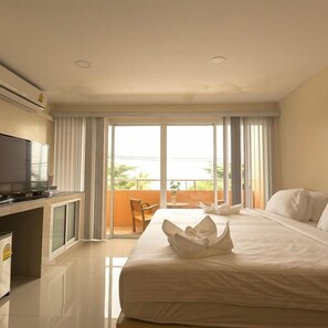 Deluxe-Doppelzimmer, Balkon, Meerblick