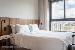 Apartment | In-room safe, laptop workspace, free WiFi, bed sheets - AV.NU by Viva - Residencial Alto Padrão próximo a Business Center na Nações Unidas. (São Paulo)