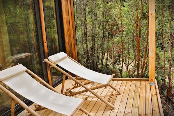 Terrace/patio - Outscape Lago Chapo (Puerto Montt)