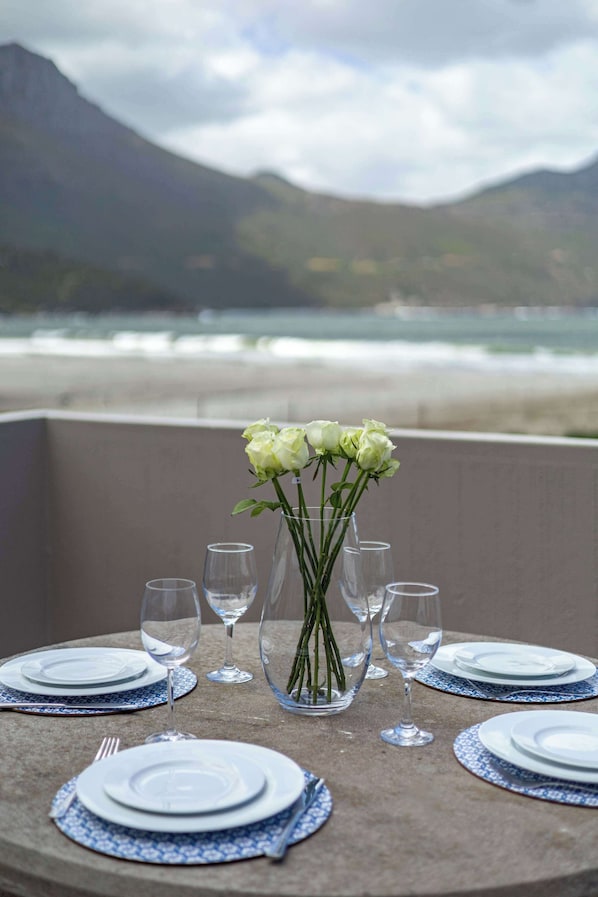Apartment, Multiple Beds, Pool Access, Ocean View (8 Beach Club ) | Outdoor dining - Beachfront Villa Sea Breeze ,hout Bay (Cape Town)