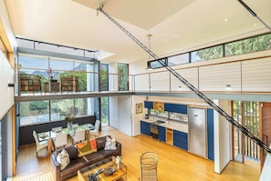 Casa, várias camas, banheira de imersão, vista para a montanha (Eco Home ) | Parte interna