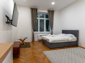 Iron/ironing board, WiFi, bed sheets