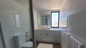 Shower, towels