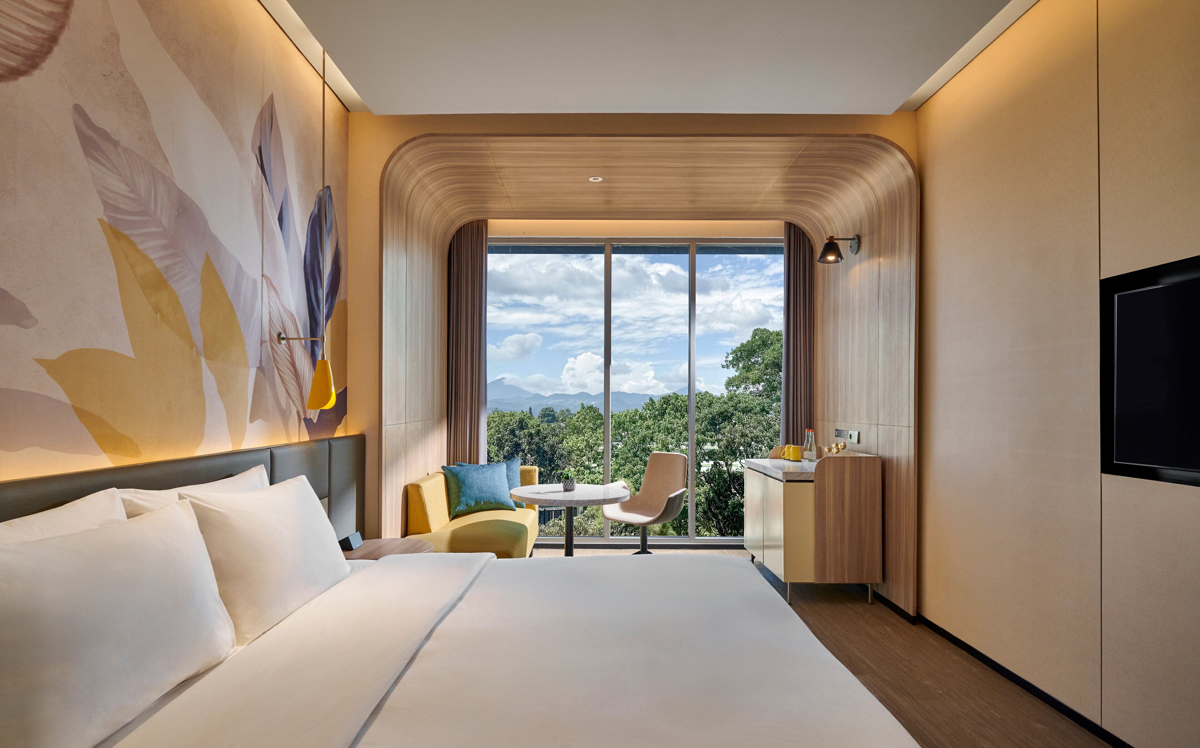 Minibar, in-room safe, desk, laptop workspace