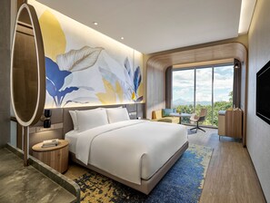 Minibar, in-room safe, desk, laptop workspace