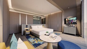 Suite, 1 King Bed, City View | Minibar, in-room safe, desk, free WiFi