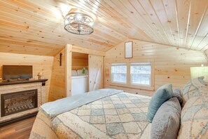 1 chambre, fer et planche à repasser, accès Internet, draps fournis