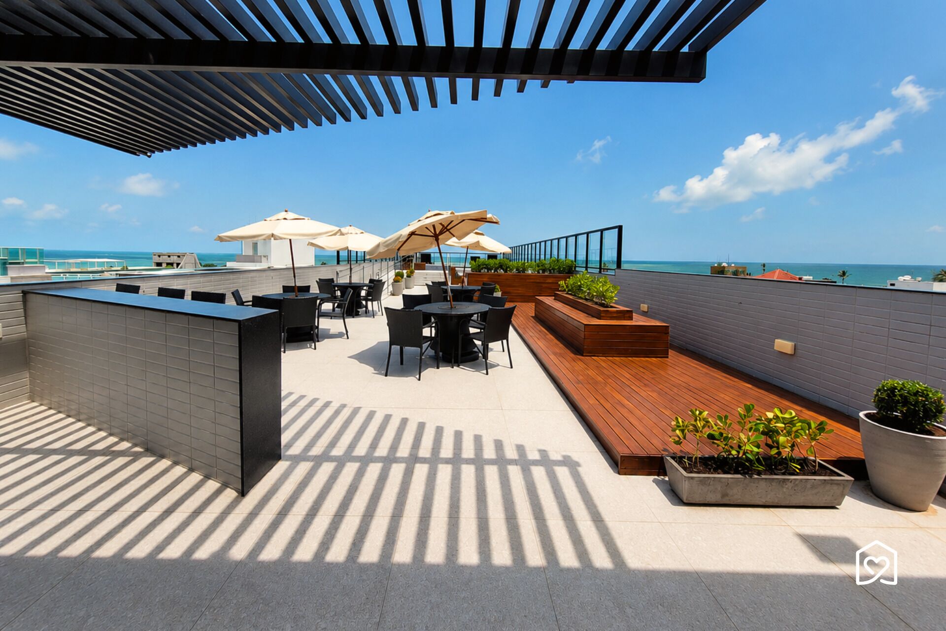 Rooftop terrace