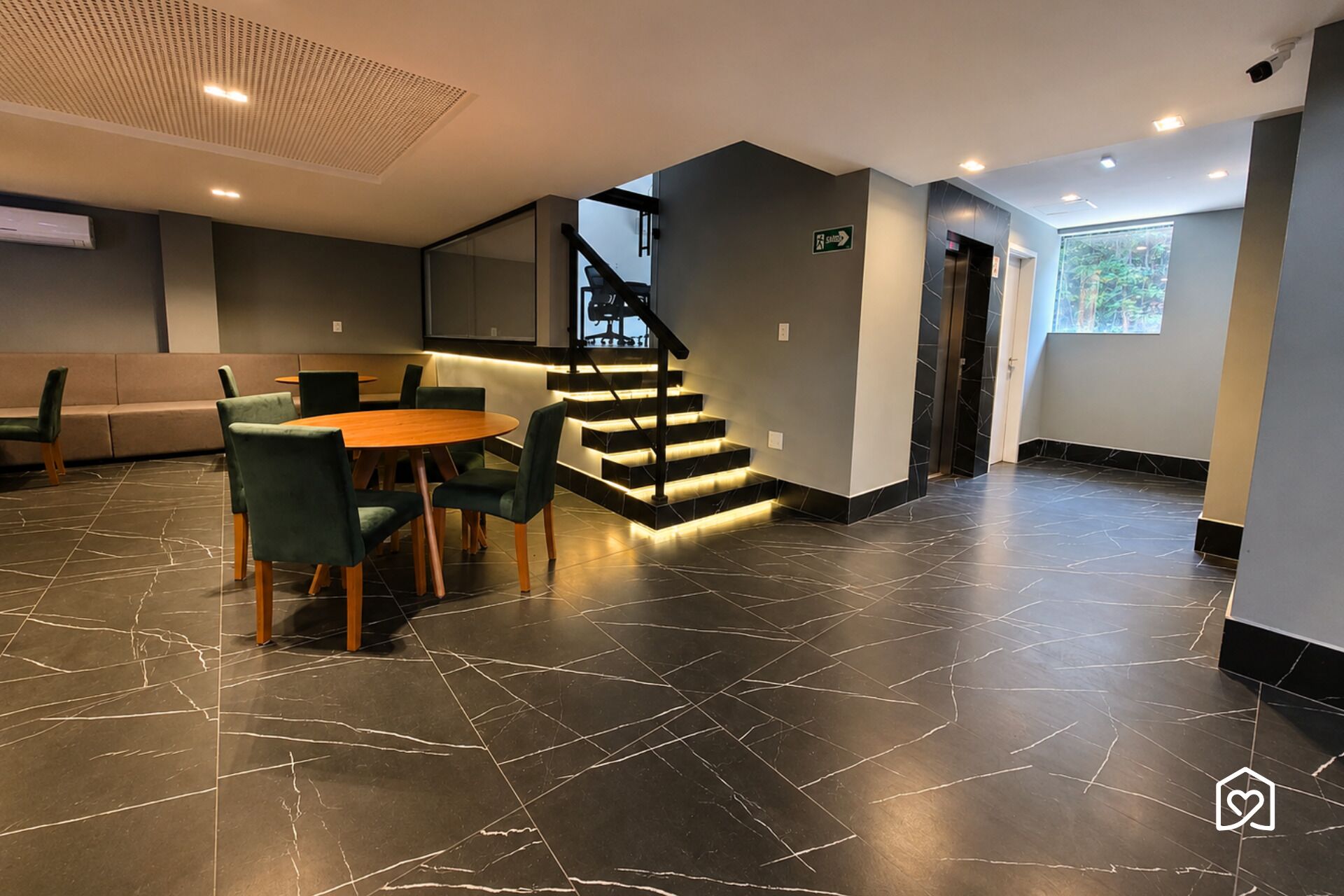 Lobby sitting area