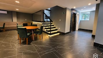 Lobby sitting area