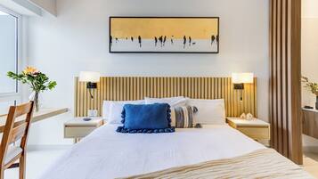 Superior-Apartment, Balkon, Stadtblick