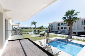 Apartment, Balcony, Pool View | Garden view