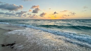 Sun loungers, beach towels