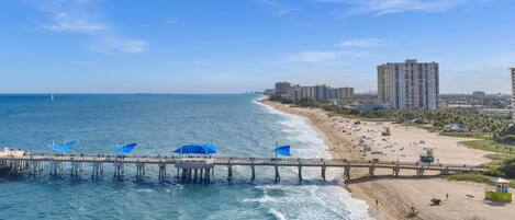 Sun loungers, beach towels