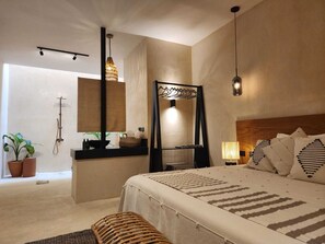 Premium bedding, down comforters, in-room safe, blackout drapes