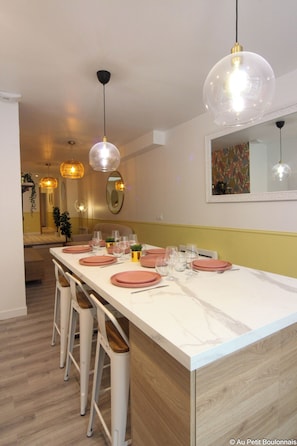 Dining - Sumptuous apartment with games room (Boulogne-sur-Mer)