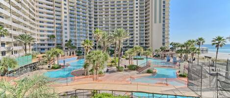 Indoor pool, a heated pool