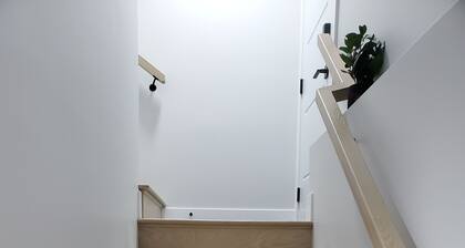 A comfortable private 1 bedroom basement apartment for a relaxing stay.