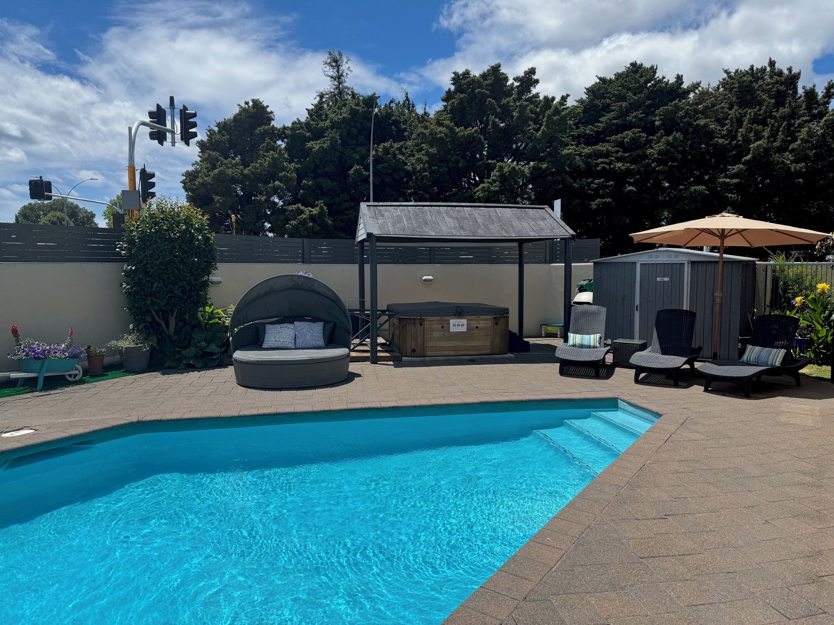 Seasonal outdoor pool