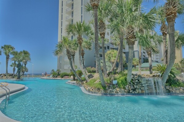 A heated pool - Discounted Rates! Free Beach Chair Service! Tower 3-102 Long Beach Resort (Panama City Beach)