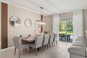 Dining - Epic 8BR Mansion w/ Pool + Game Room + Resort (Davenport)