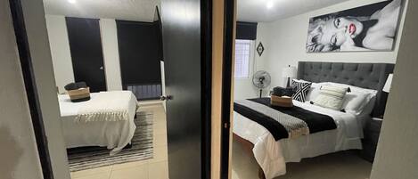 3 bedrooms, iron/ironing board, WiFi, bed sheets