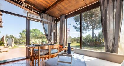 Villa 'Claudia - Calasetta' avec vue sur la mer, Wi-Fi et climatisation