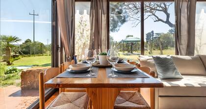 Villa 'Claudia - Calasetta' with Sea View, Wi-Fi and Air Conditioning