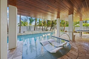 A heated pool - Sea La Vie - Custom Home w/ Pool, Spa & Rooftop Deck on Anna Maria Island (Anna Maria)