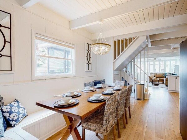 Dining - Expansive Coastal Retreat, 50 Yards from the Beach (Bethany Beach)