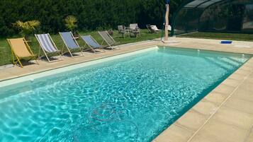 Indoor pool, a heated pool