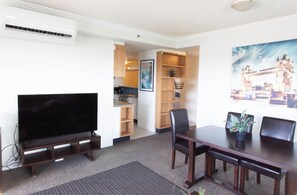 Apartment, Balcony, City View | Living area - Republic Apartment (Spring Hill)