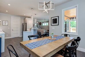 Dining - Modern, Family + Pet-Friendly! Mins from Downtown AVL! Firepit, Hot Tub & Games! (Asheville)