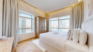 2 عدّة غرف نوم ومكواة/لوح كي وواي فاي مجانًا وملاءات أسرّة