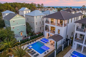 Exterior - Hey Jude - Pet Friendly 30A Vacation Home with Secluded Pool Space & Beach View (Santa Rosa Beach)