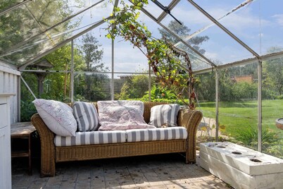 Near beach and golf, with multi-purpose room.