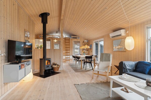 Living area - Cozy summer house in North Jutland (Fjerritslev)