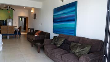 Comfort-Apartment, Meerblick | Wohnbereich