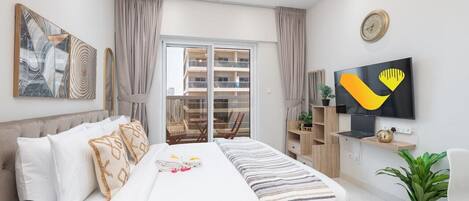 1 Schlafzimmer, Schreibtisch, Bügeleisen/Bügelbrett, WLAN