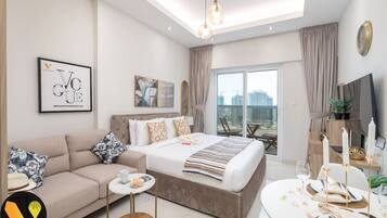 1 bedroom, desk, iron/ironing board, WiFi