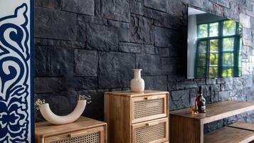 Superior Twin Room, Garden View | Down comforters, free minibar, desk, laptop workspace