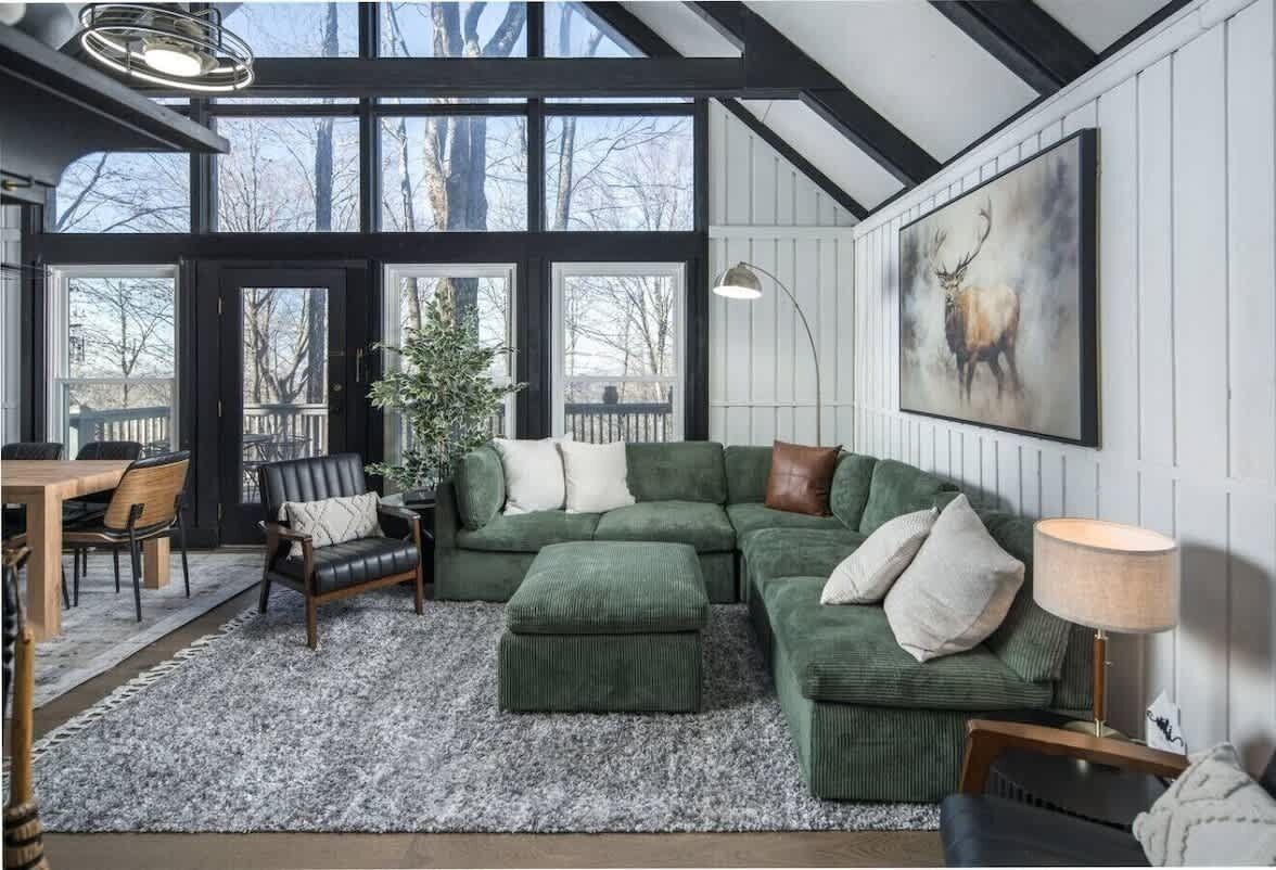 TV connectée, cheminée