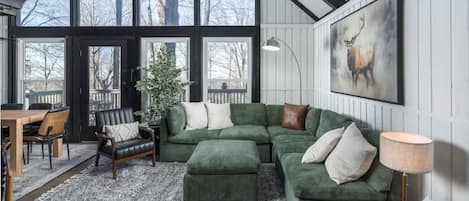 スマートテレビ、暖炉