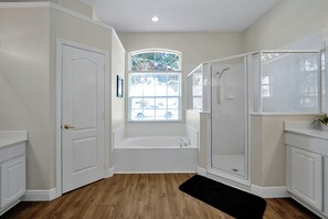 Shower, towels