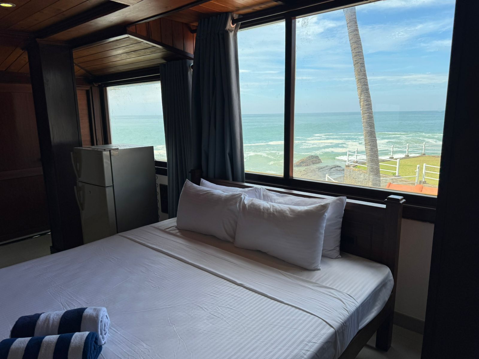 Deluxe-Suite, 2 Doppelbetten, Meerblick | Blick vom Balkon