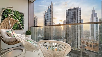 Luxury Apartment, 1 Bedroom, Private Pool, City View | Balcony