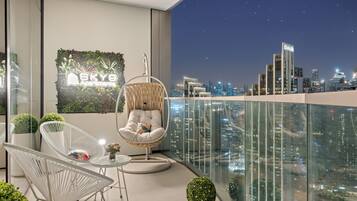 Luxury Apartment, 2 Bedrooms, Private Pool, City View | Terrace/patio