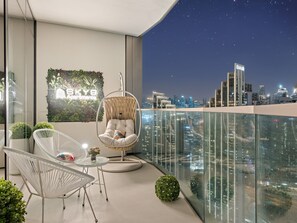 Lyxlägenhet - 2 sovrum - privat pool - utsikt mot staden | Terrass/Patio