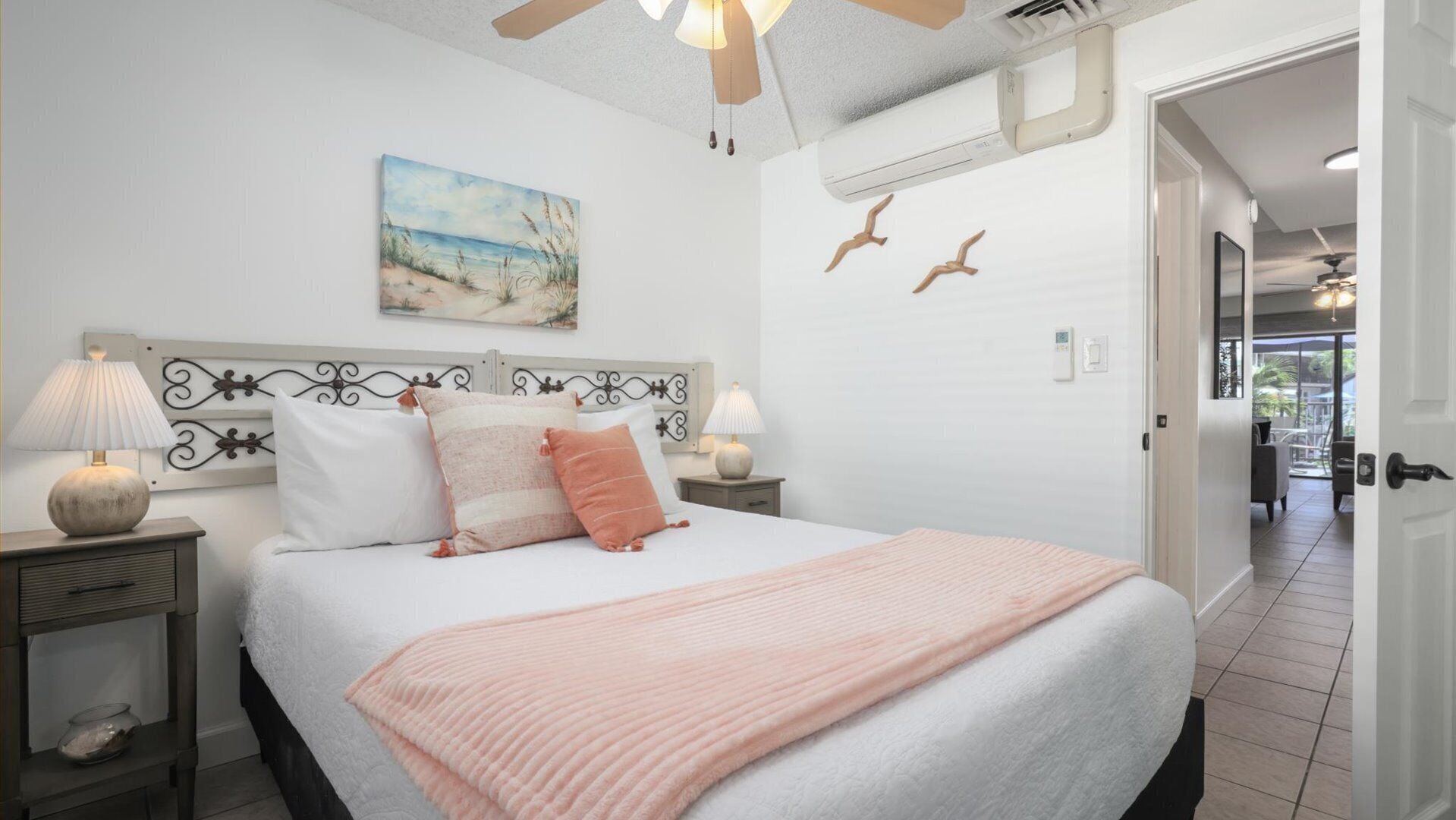 2 bedrooms, iron/ironing board, free WiFi, bed sheets