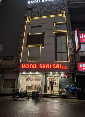 Front of property - Hotel Shri Sai Deluxe - 1 Min from Adarsh Nagar Metro | Couple, Business, and Family Friendly (New Delhi)